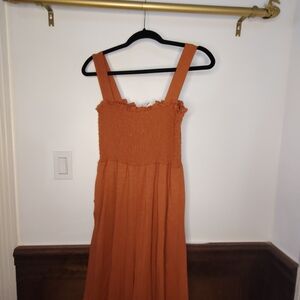 Roxy Terracotta Midi Dress